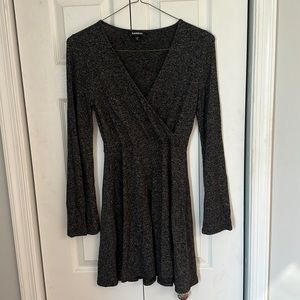 Long sleeve casual sweater dress by Express